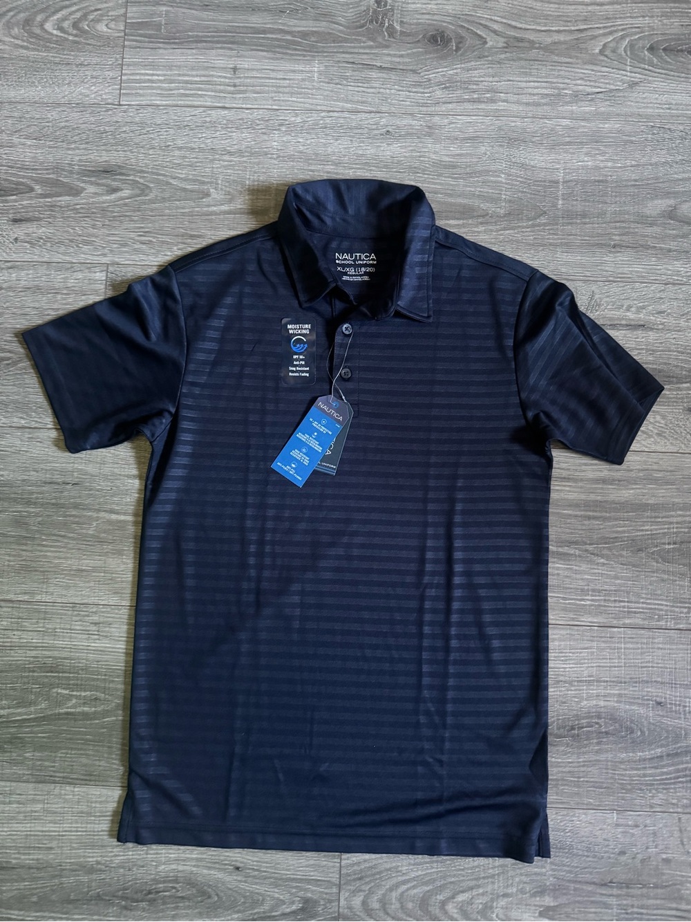 Nautica Boy’s Navy Short Sleeve Polo Shirt
